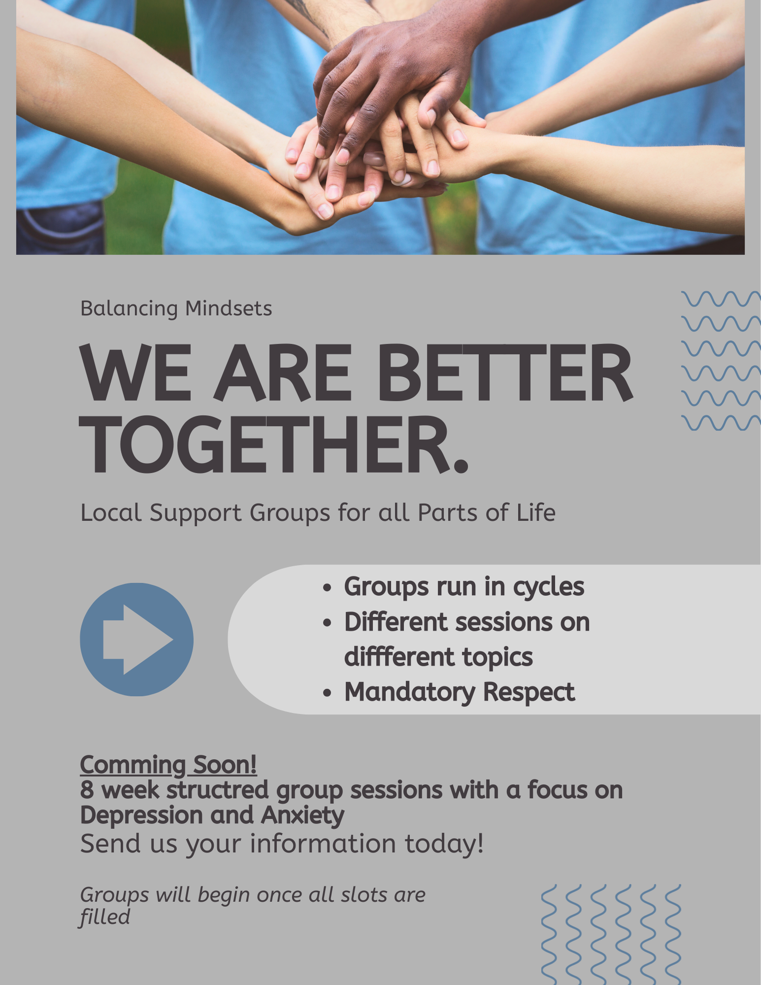 Group of diverse people joining hands in a circle outdoors.