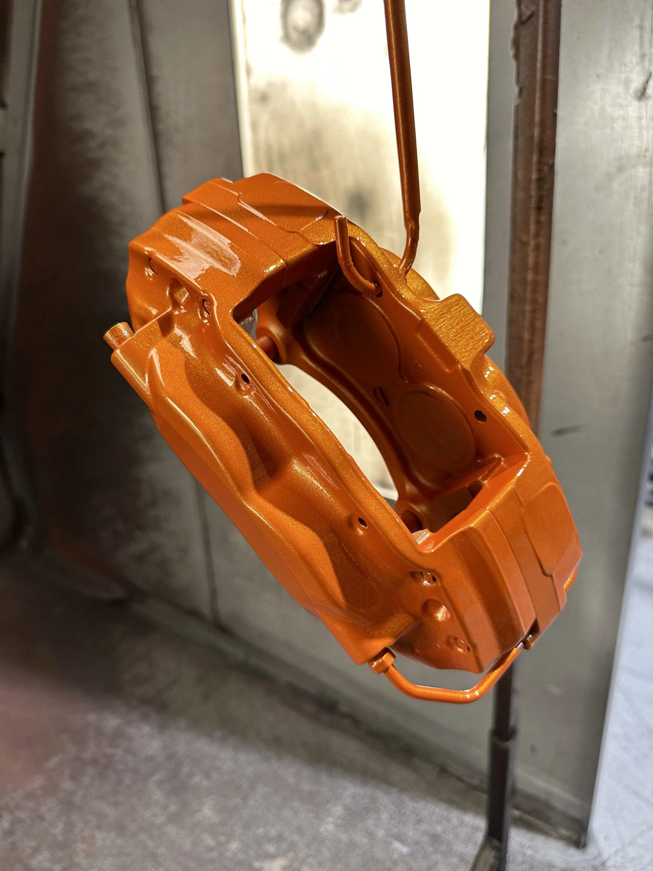 Powder Coating Brake Calipers in – Durable, High-Heat Custom Finishes