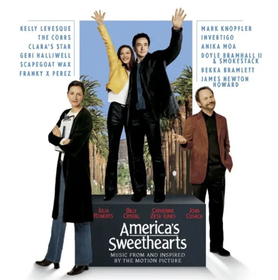 ALBUM COVER OF AMERICAS SWEETHEARTS SOUNDTRACK- KELLY LEVESQUE, JULIA ROBERTS