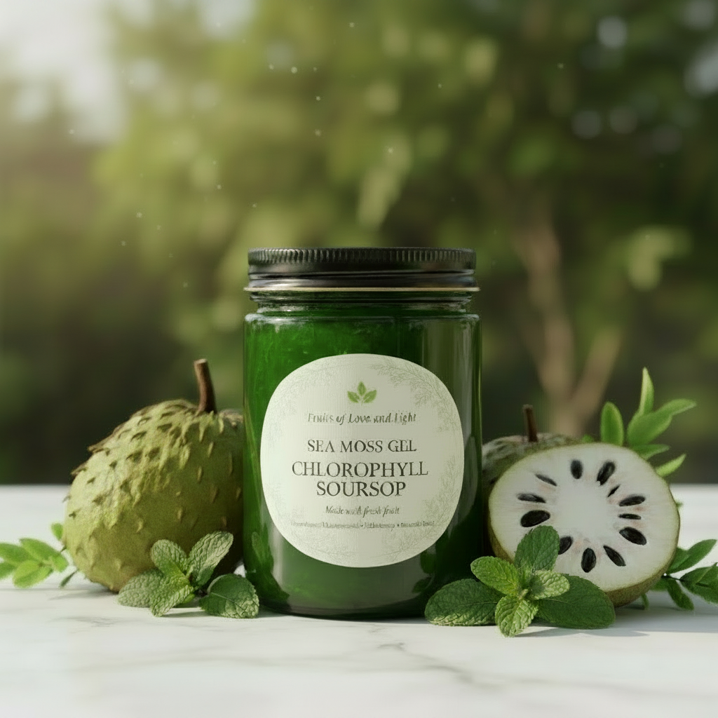 Chlorophyll Soursop Sea Moss Gel