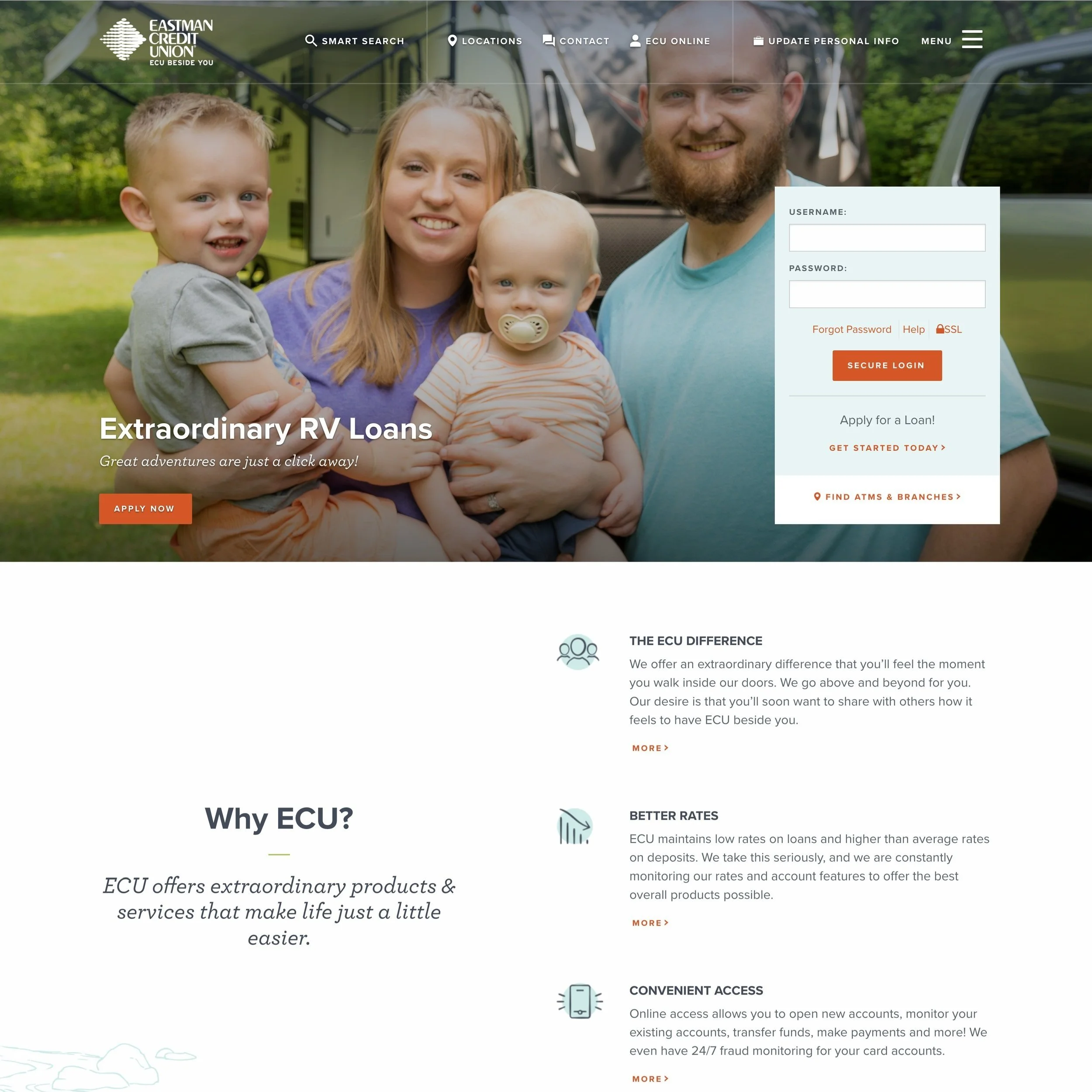 Website Archives. Initial state of the website before redesign.