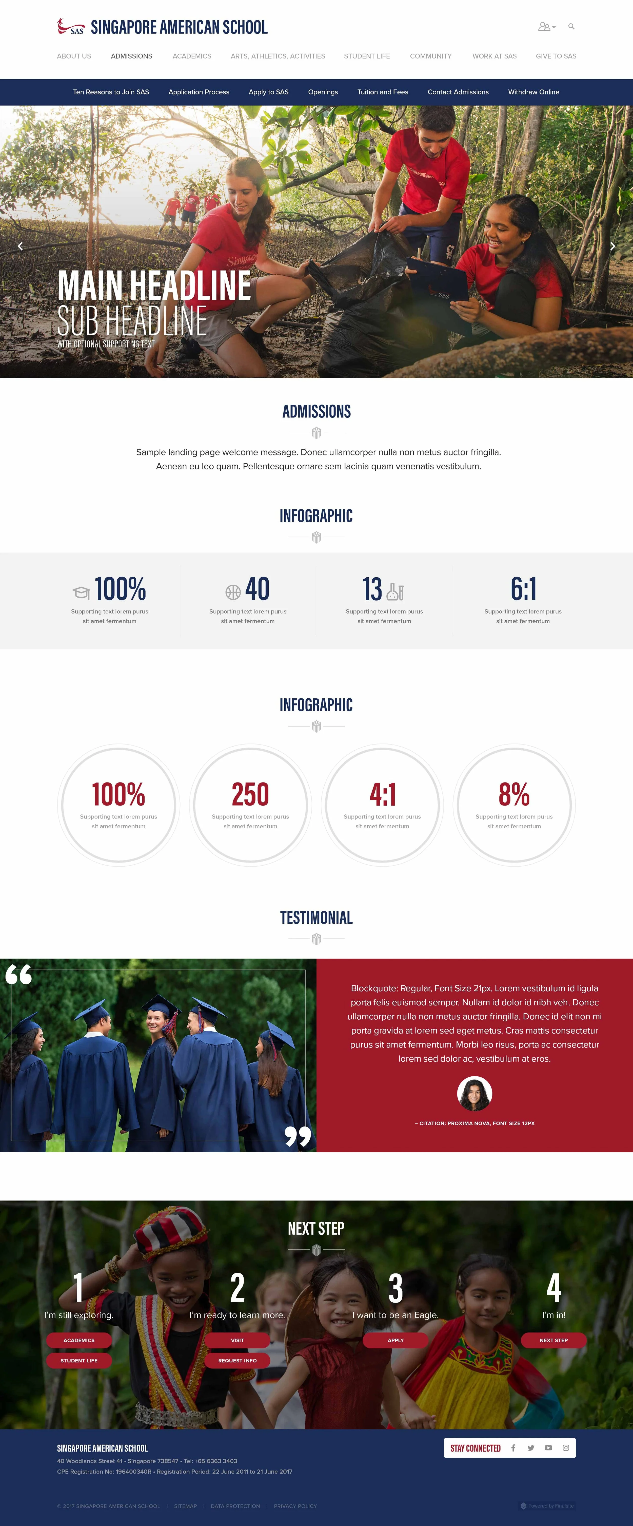 Site enhancement elements.