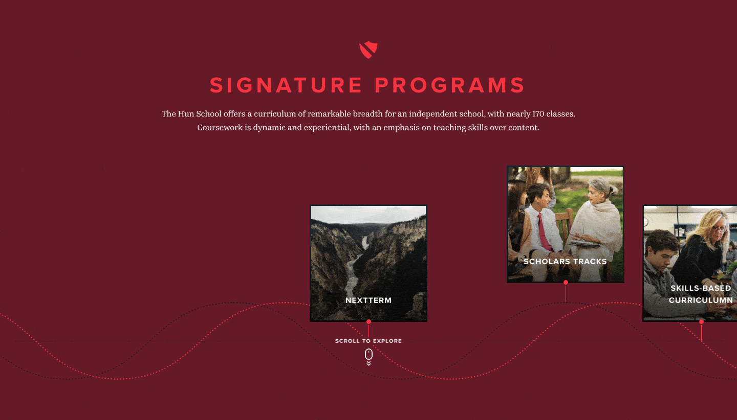 Prototype demo for parallax scrolling.