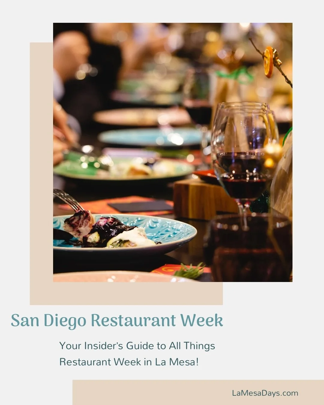 Discover the best La Mesa restaurants participating in San Diego Restaurant Week 🍽️✨ From Italian and Mexican to Mediterranean and American spots, this guide breaks down where to eat, what to expect, and how to plan a seriously good week of meals.

