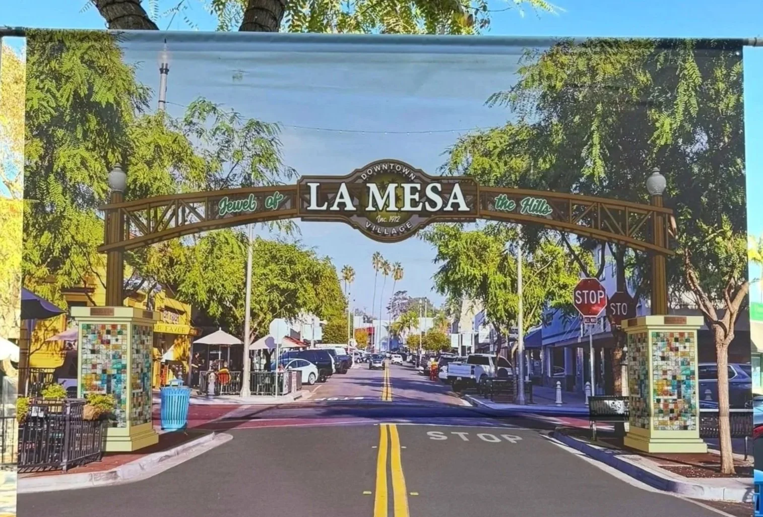 Downtown La Mesa Village Sign Groundbreaking Ceremony