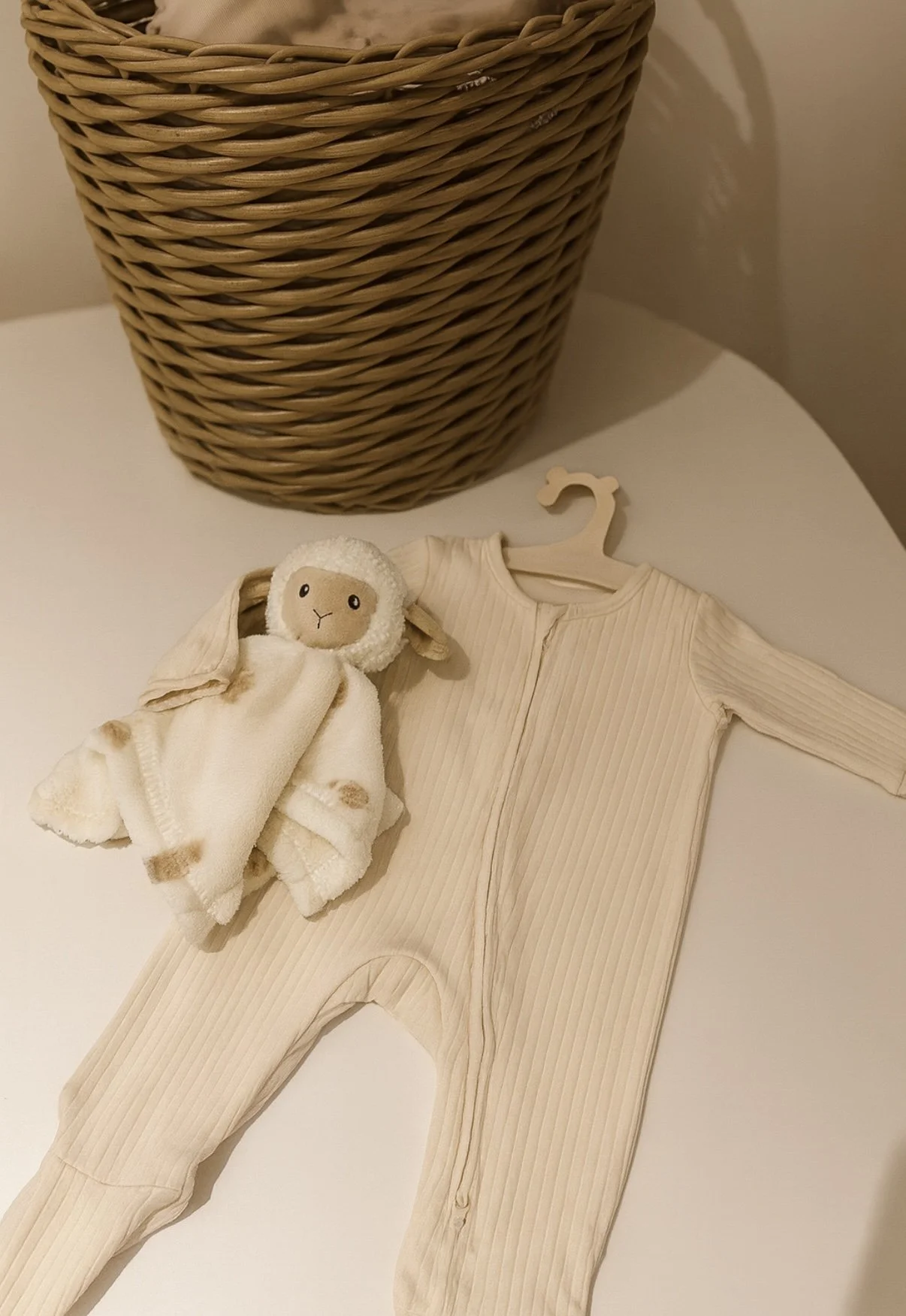 Ribbed Zip Up Sleepsuit