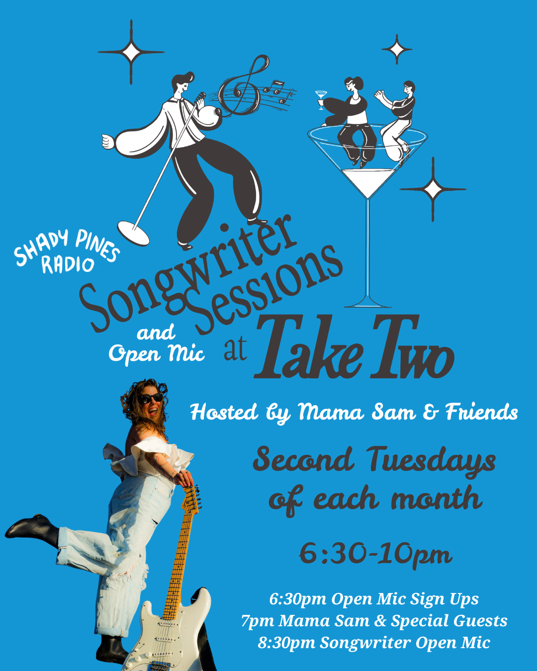 Songwriter Sessions and Open Micc at Take Two (Copy)