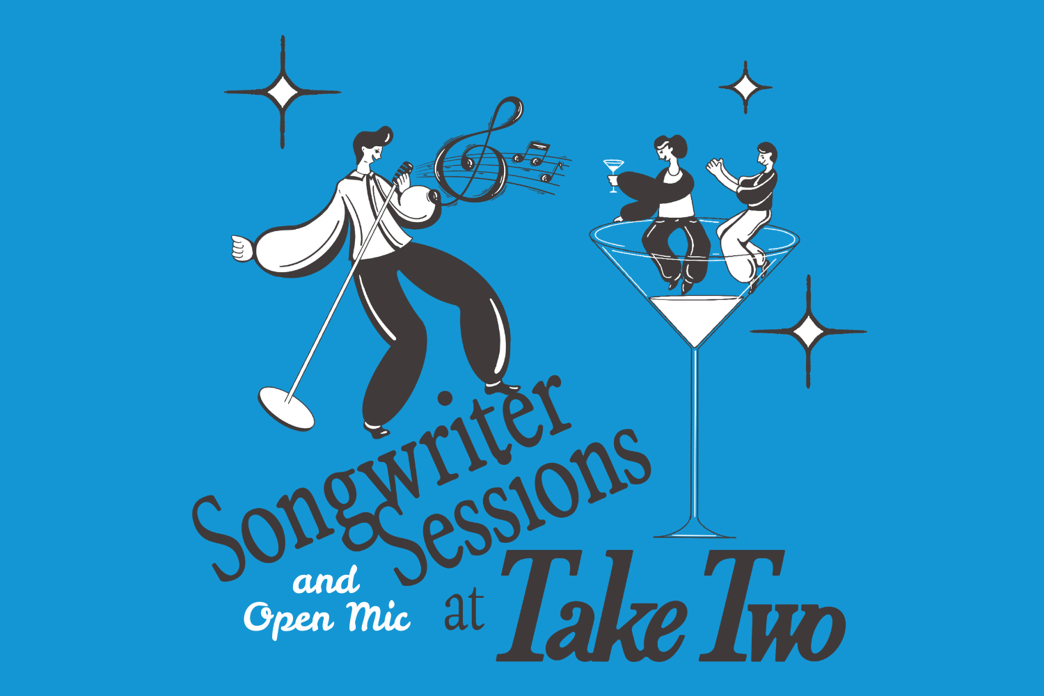 Songwriter Sessions and Open Mic at Take Two ft. Andrea Walker &amp; Sarah Vitort
