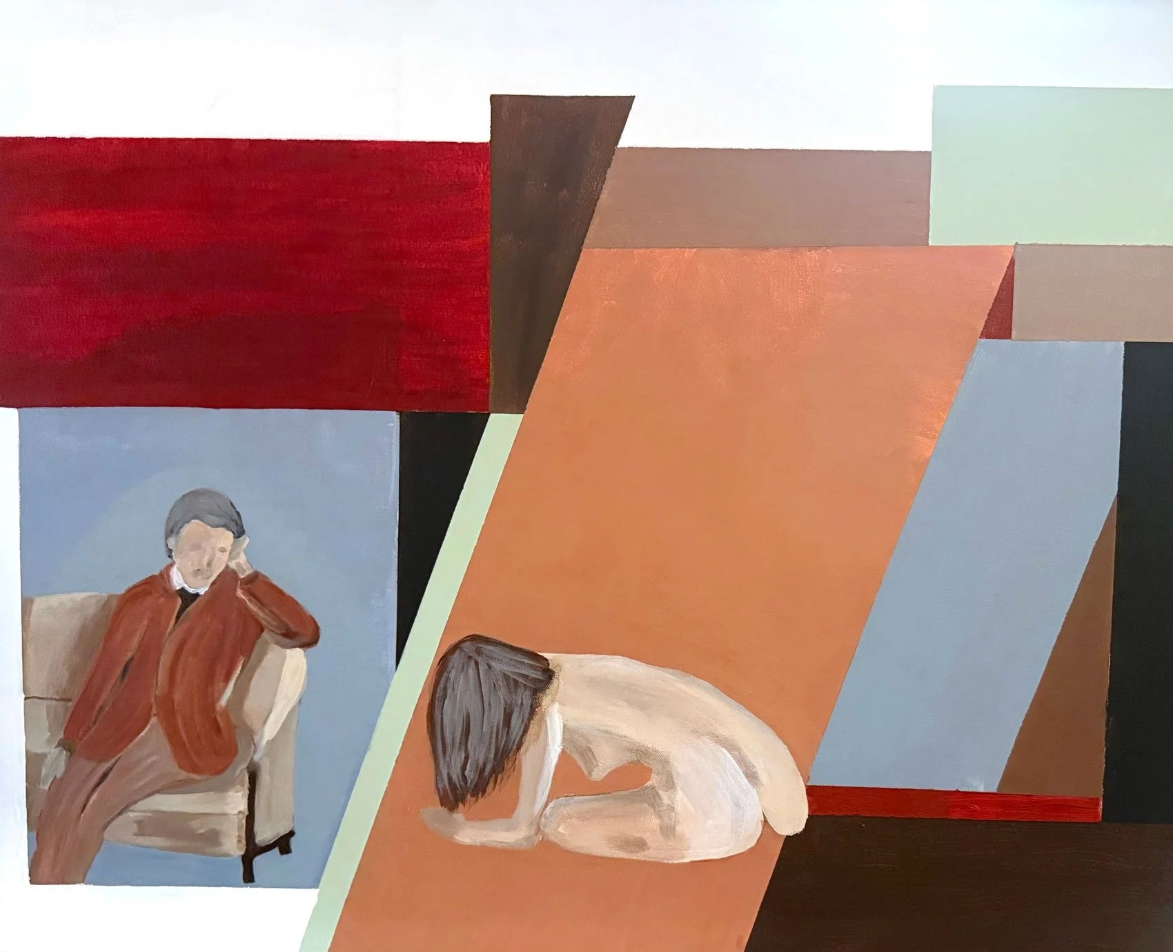 Her Interior World, 2025, 30 x 24