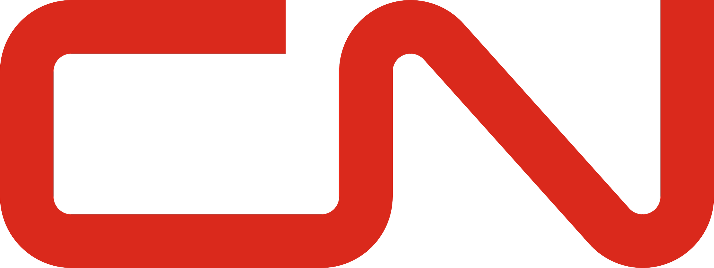Close-up of the CNN logo featuring black and red colors.