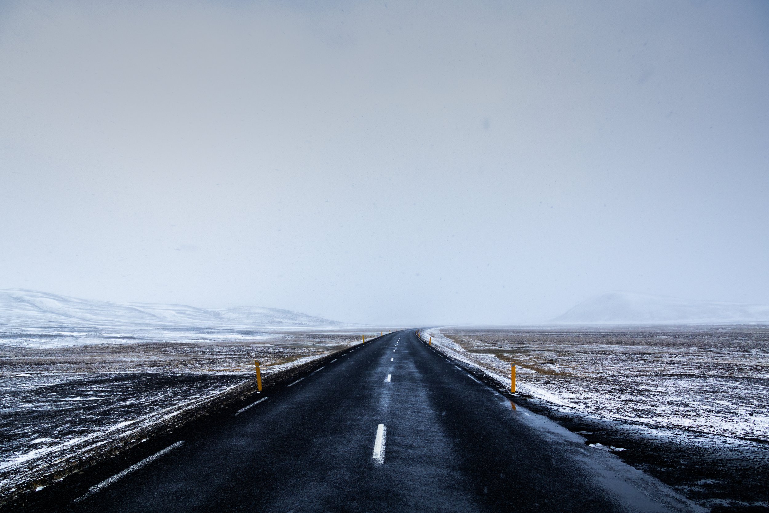 The road to Norðurland.