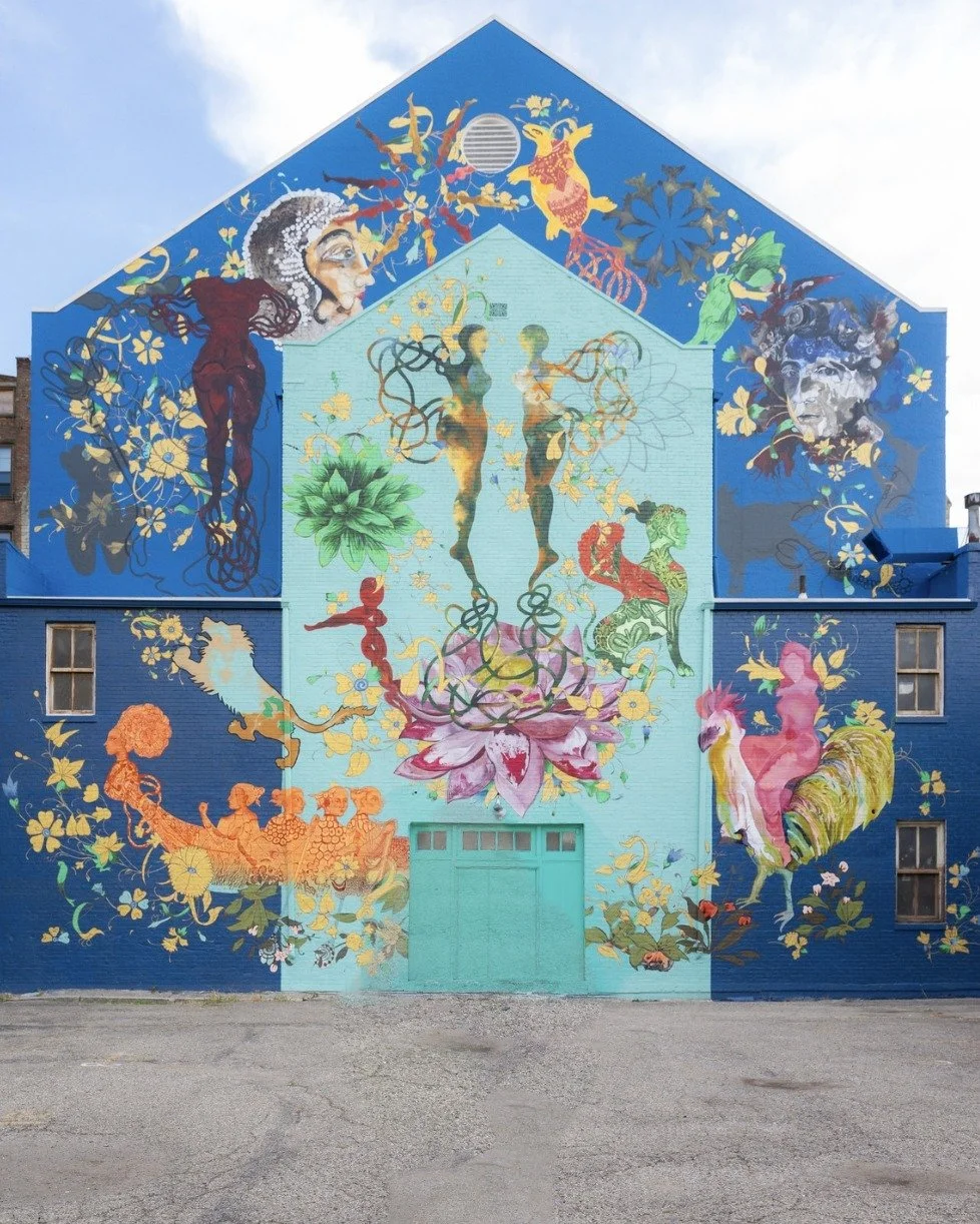 A backdrop unlike any other 🎨✨

Our custom-painted mural spans the entire back wall of The Royce&mdash;and its story is just as remarkable as its scale. Painted by Shahzia Sikander, the New York City&ndash;based artist known internationally for her 