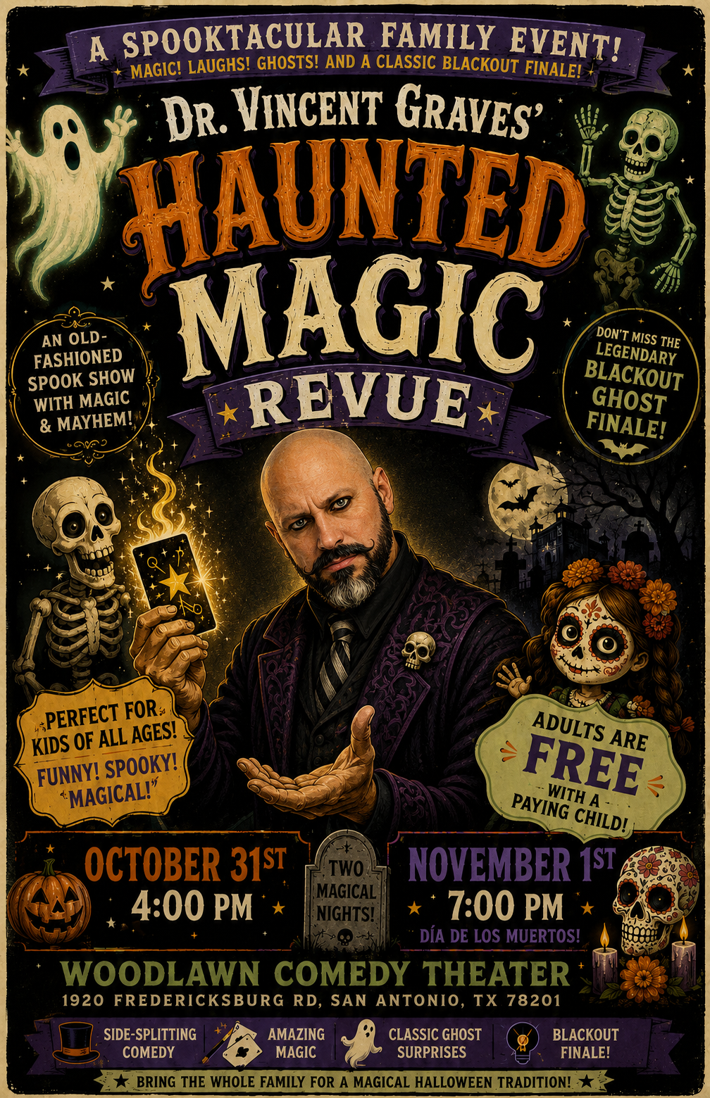 Dr. Graves Haunted magic review Halloween SHow