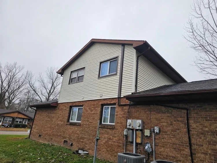 Completed siding installation by Tenbarge Exteriors in Evansville IN