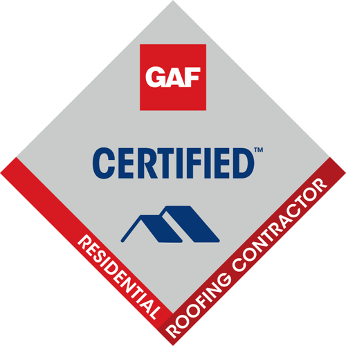 GAF Certified Residential Roofing Contractor badge