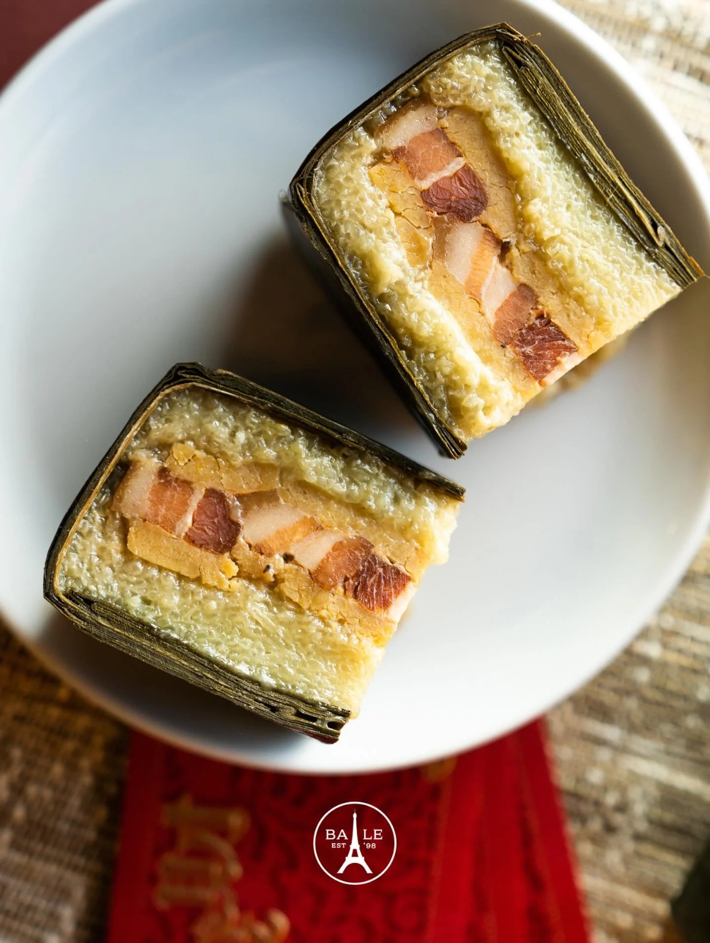 B&aacute;nh Chưng is more than just a dish &mdash; it&rsquo;s a symbol of gratitude, family, and tradition during Lunar New Year 🥮🍃🧧✨

Made with glutinous rice, mung beans, and pork, each bite is rich, hearty, and full of tradition ❤️
A must-have 