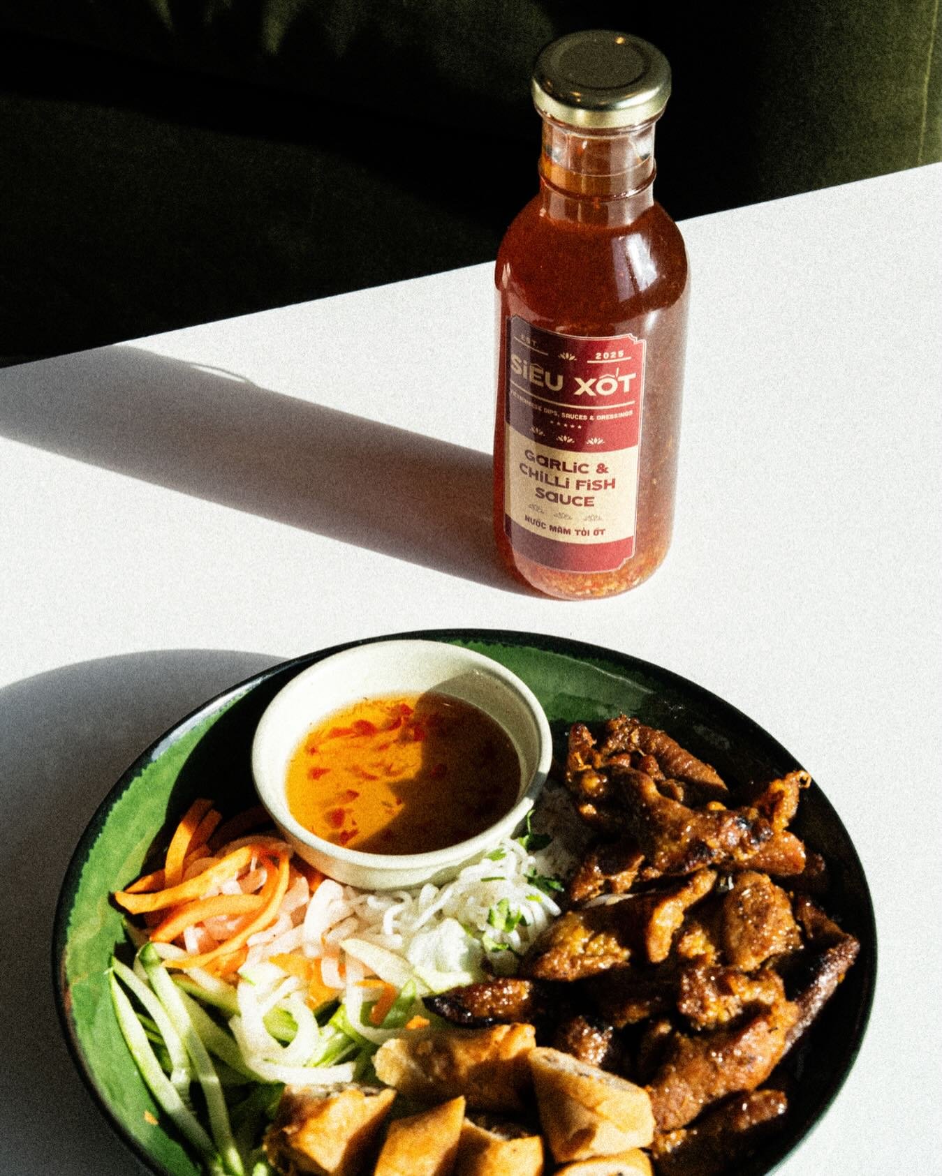 Our Garlic &amp; Chili Fish Sauce is a versatile sweet and sour fish sauce that can be used as a dipping sauce for spring rolls, fried fish or poured over vermicelli noodle bowls, rice dishes and more. 

🔗Visit us at SieuXot.com for our full product