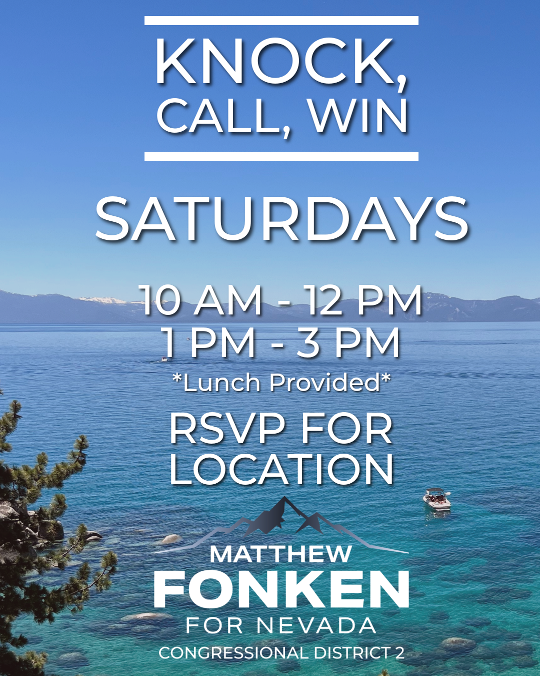 Knock, Call, Win: Saturdays