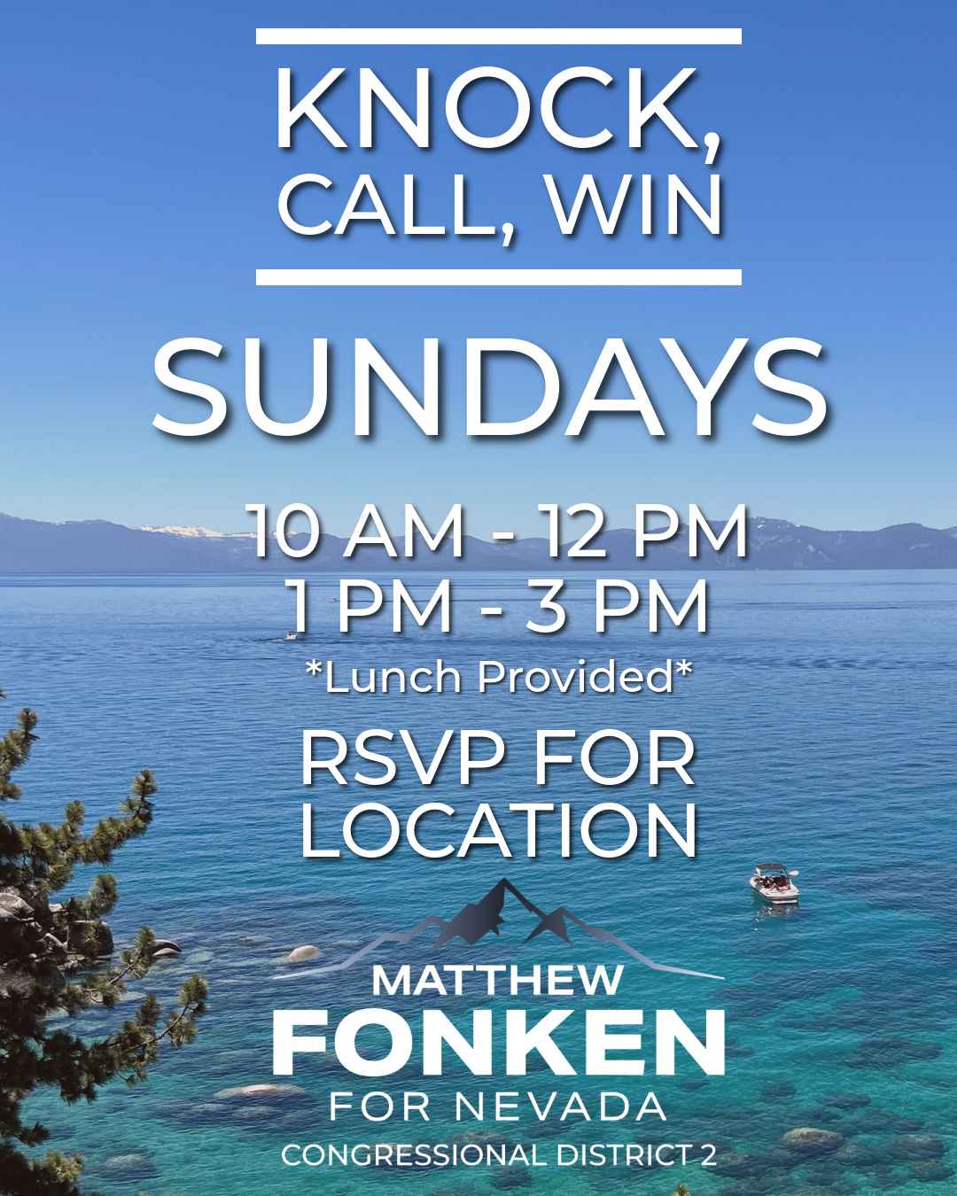 Knock, Call, Win: Sundays