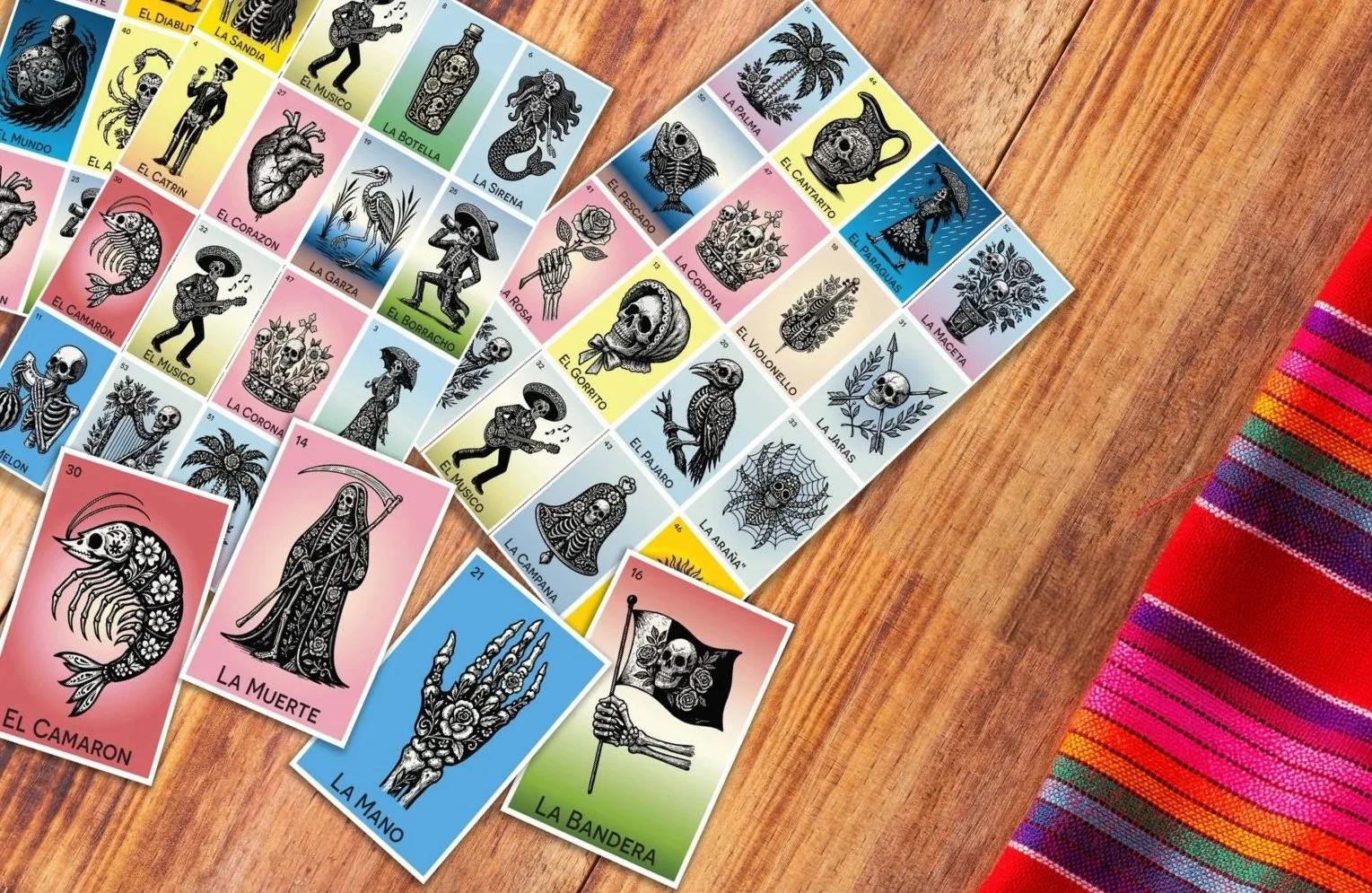Día de los Muertos Lotería  Board Game