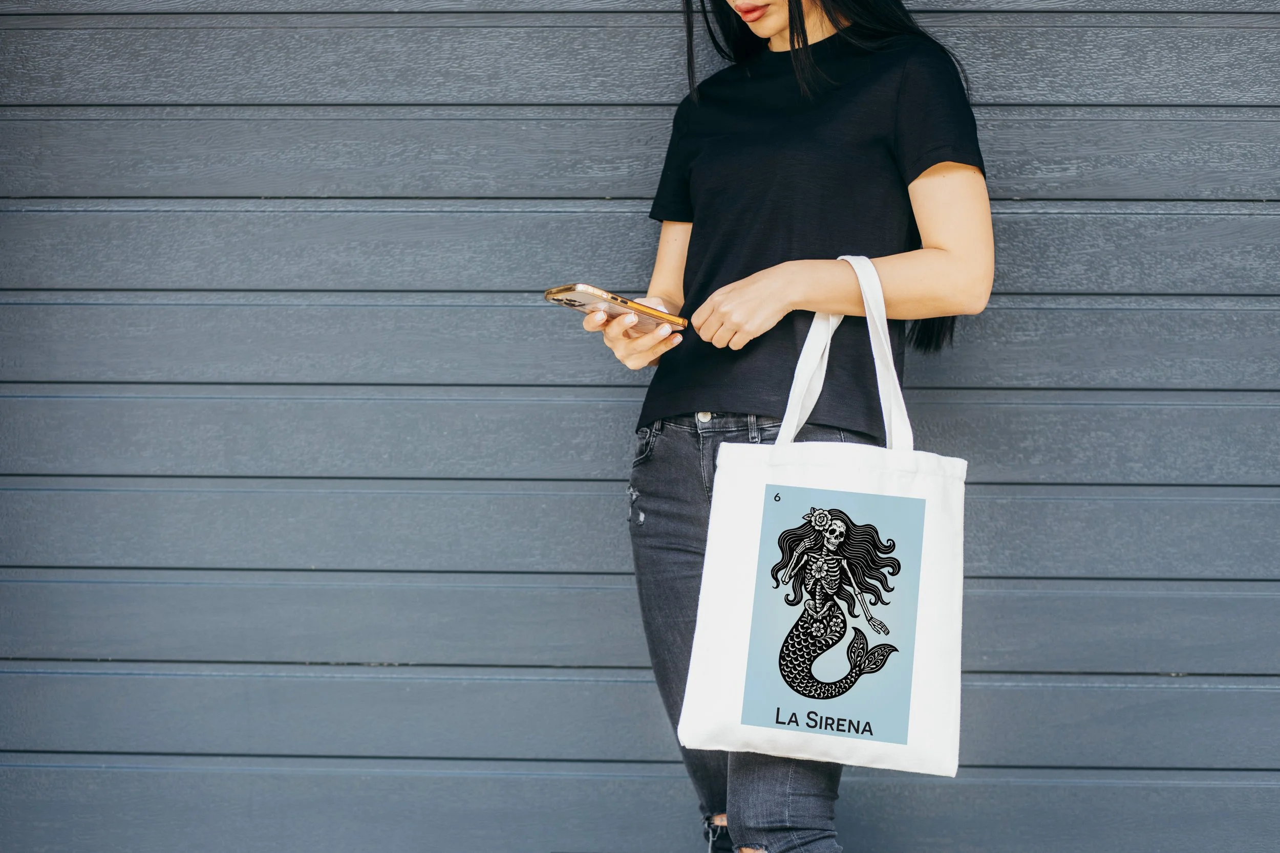 Día de los Muertos tote bags