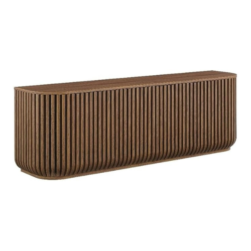 Fluted sideboard cabinet for luxury home storage and organization