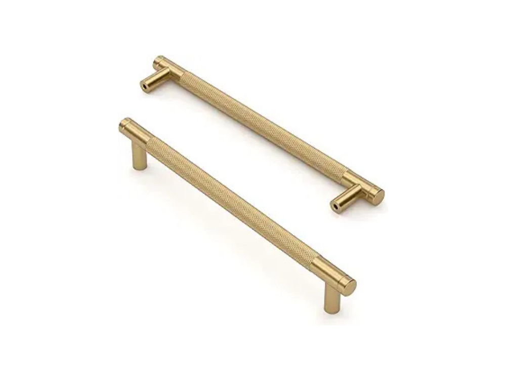 Champagne bronze cabinet hardware for modern interior upgrades
