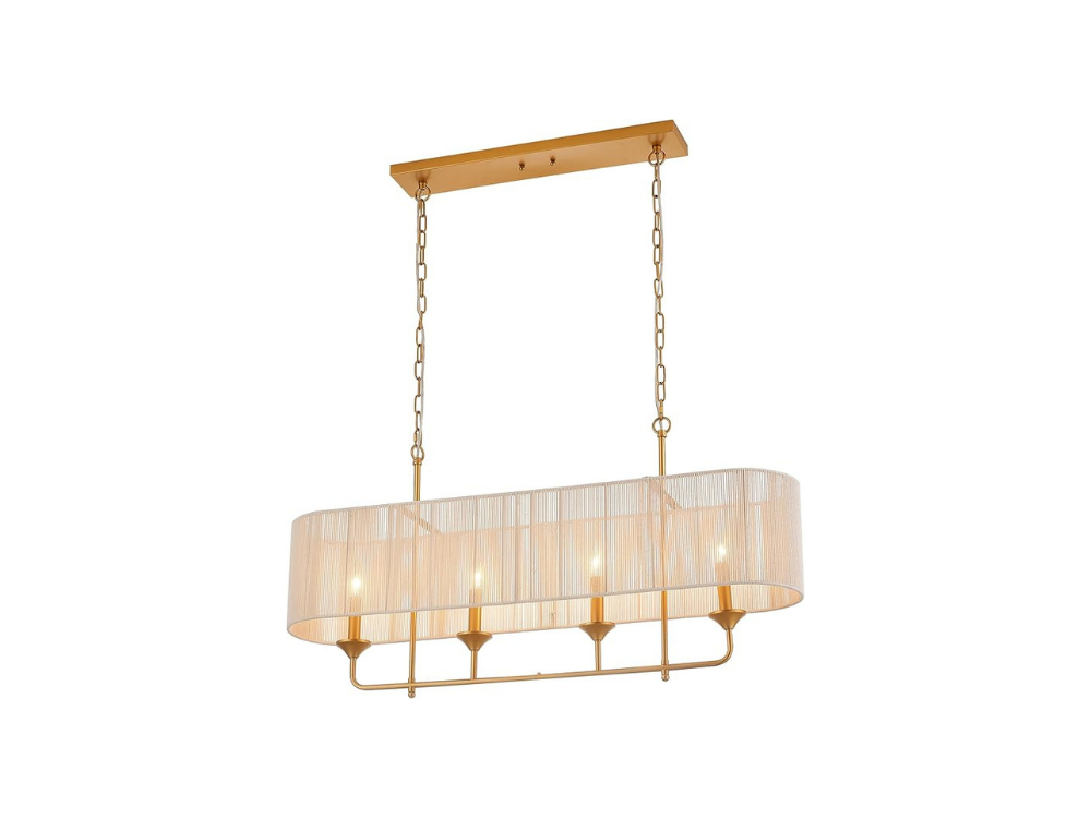 Handwoven rattan chandelier for warm luxury interior lighting