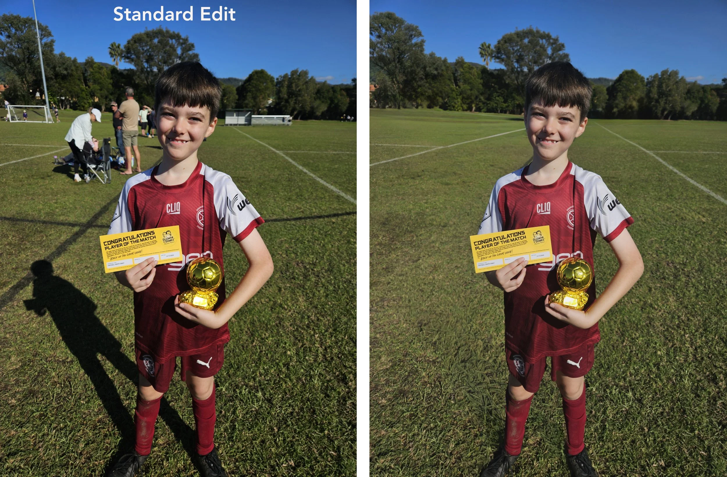 background clean up example