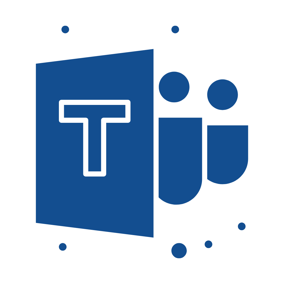 Blue and black logo of the Tubi streaming service with a large 'T' inside a blue square and the word 'tubi' in lowercase letters next to it surrounded by small circles.