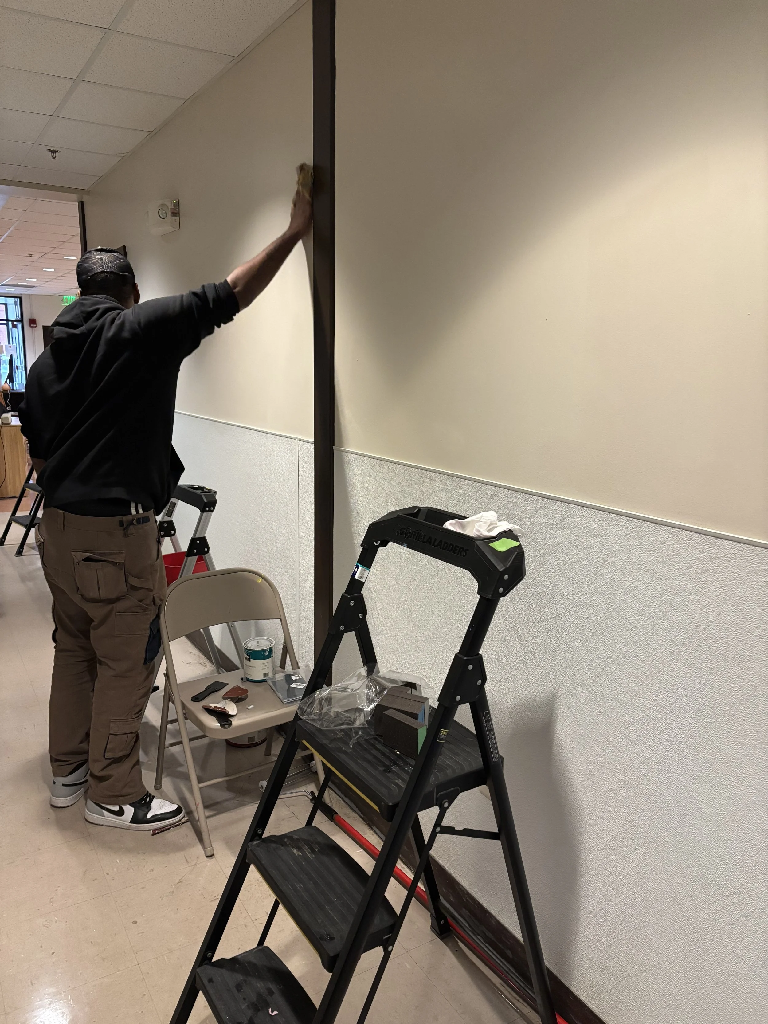 Washing the wall!
Spring '26