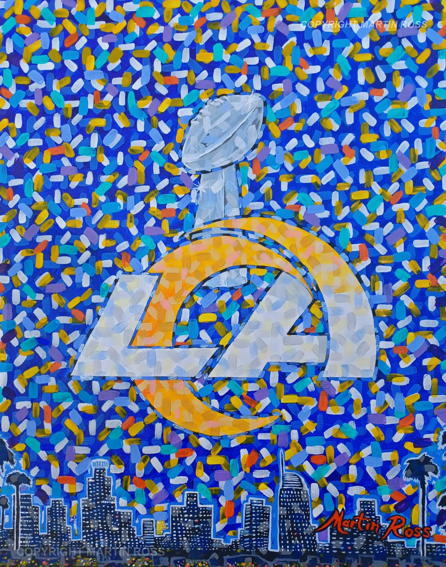 Lombardi Trophy for the Rams