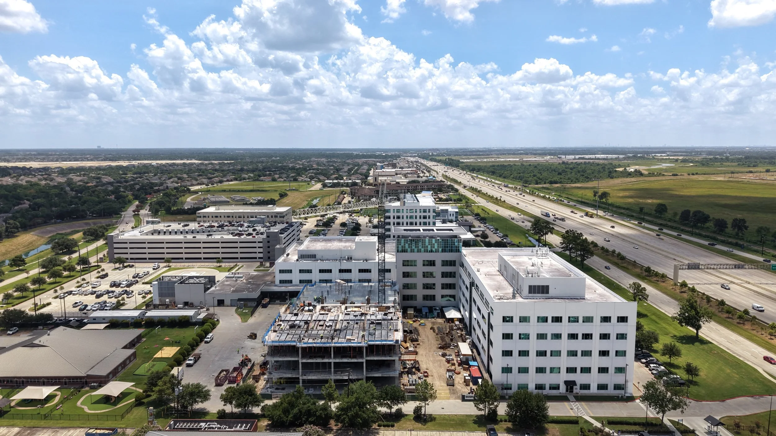 Memorial Hermann’s Expansions in Cypress, Tracked From The Air