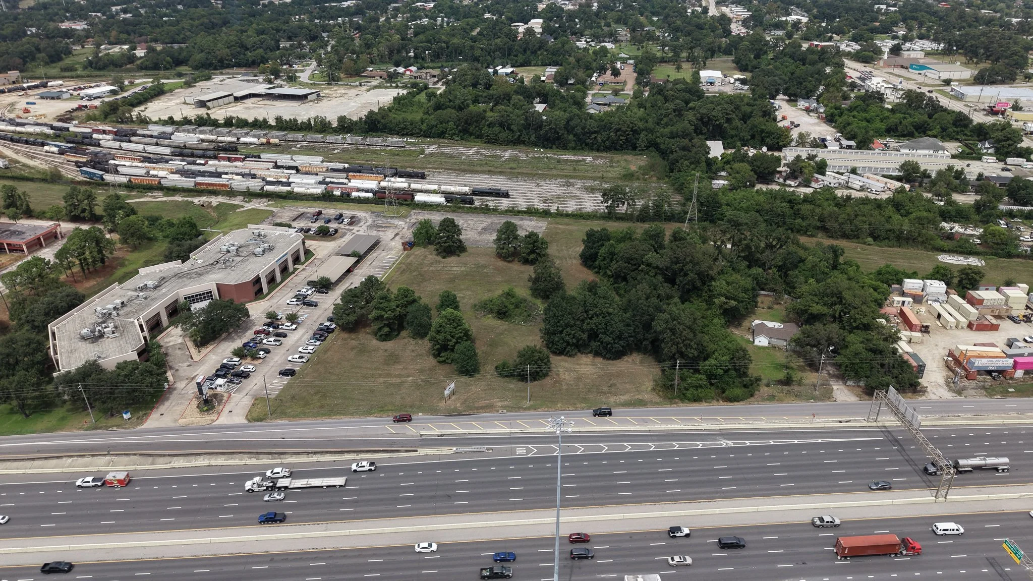Aerial Photography of a Lot in Channelview, TX