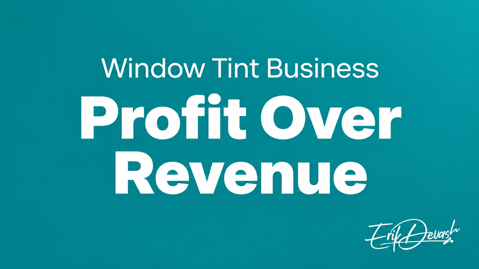 How Profitable Is a Window Tint Business? The Numbers That Matter More Than Revenue
