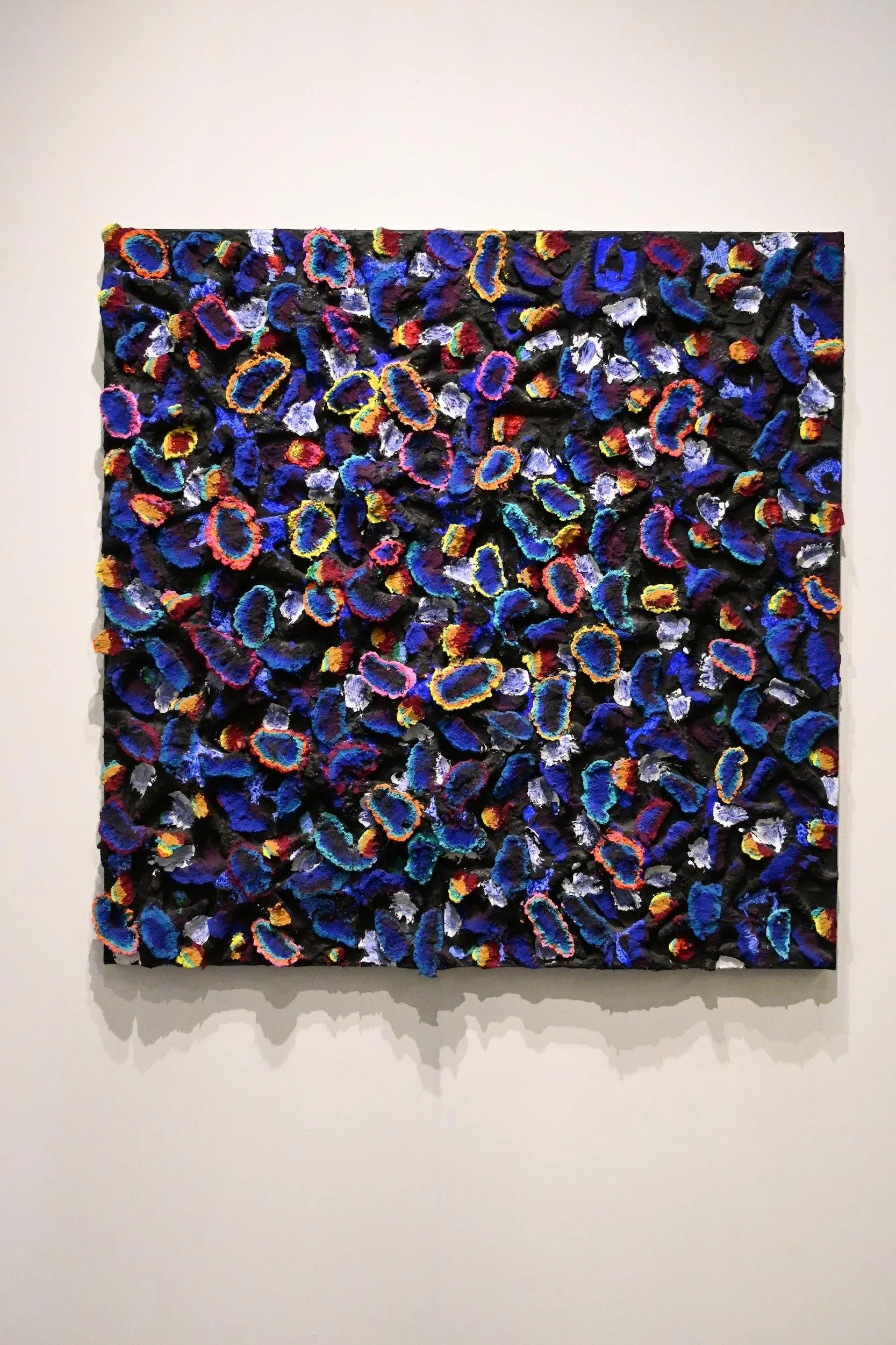 Nabil Nahas, Untitled (2023), acrylic on canvas, at Ben Brown Fine Arts, booth 109.