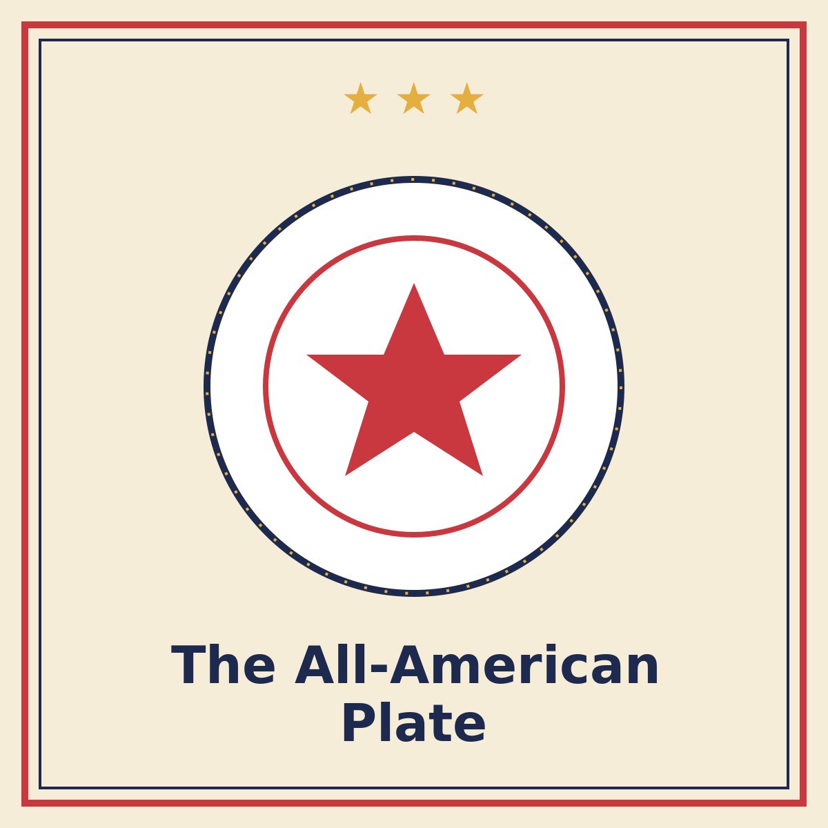 The All-American Plate
