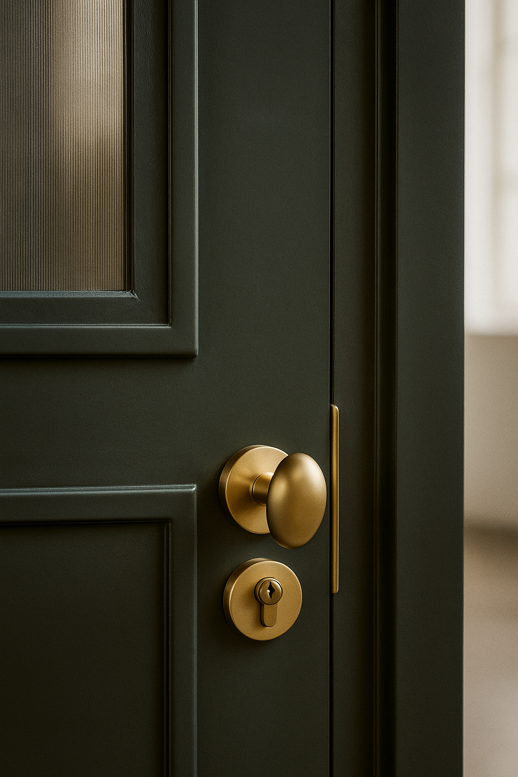 707 The Tribeca Oval – Solid Brass Door Knob
