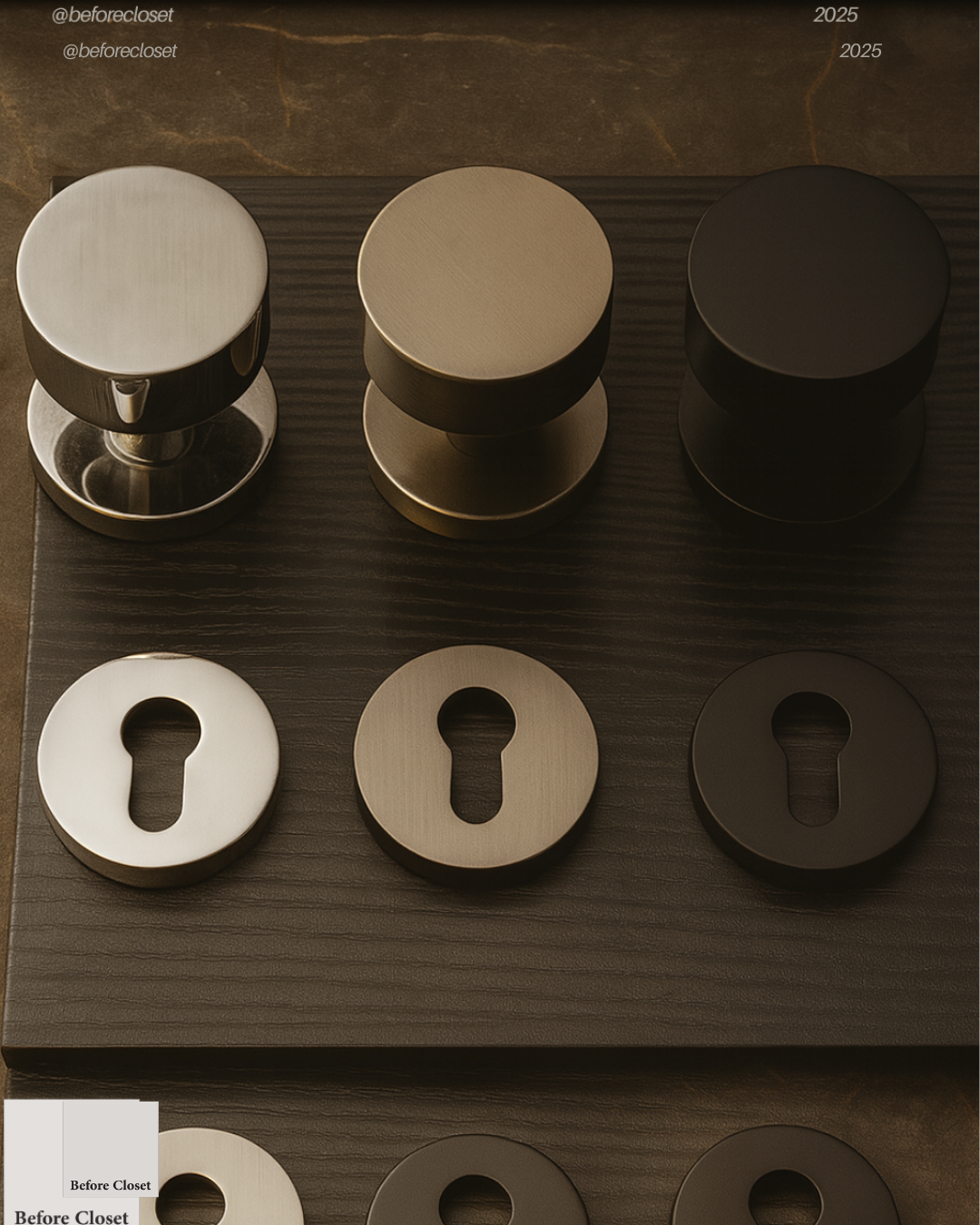 Lower East Side door knob zinc alloy with lock function options
