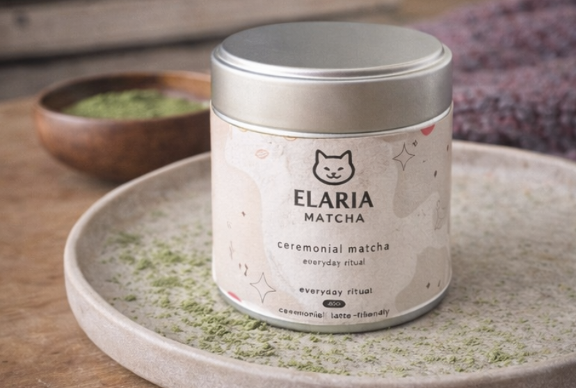 elaria ceremonial grade matcha — everyday ritual (40g)
