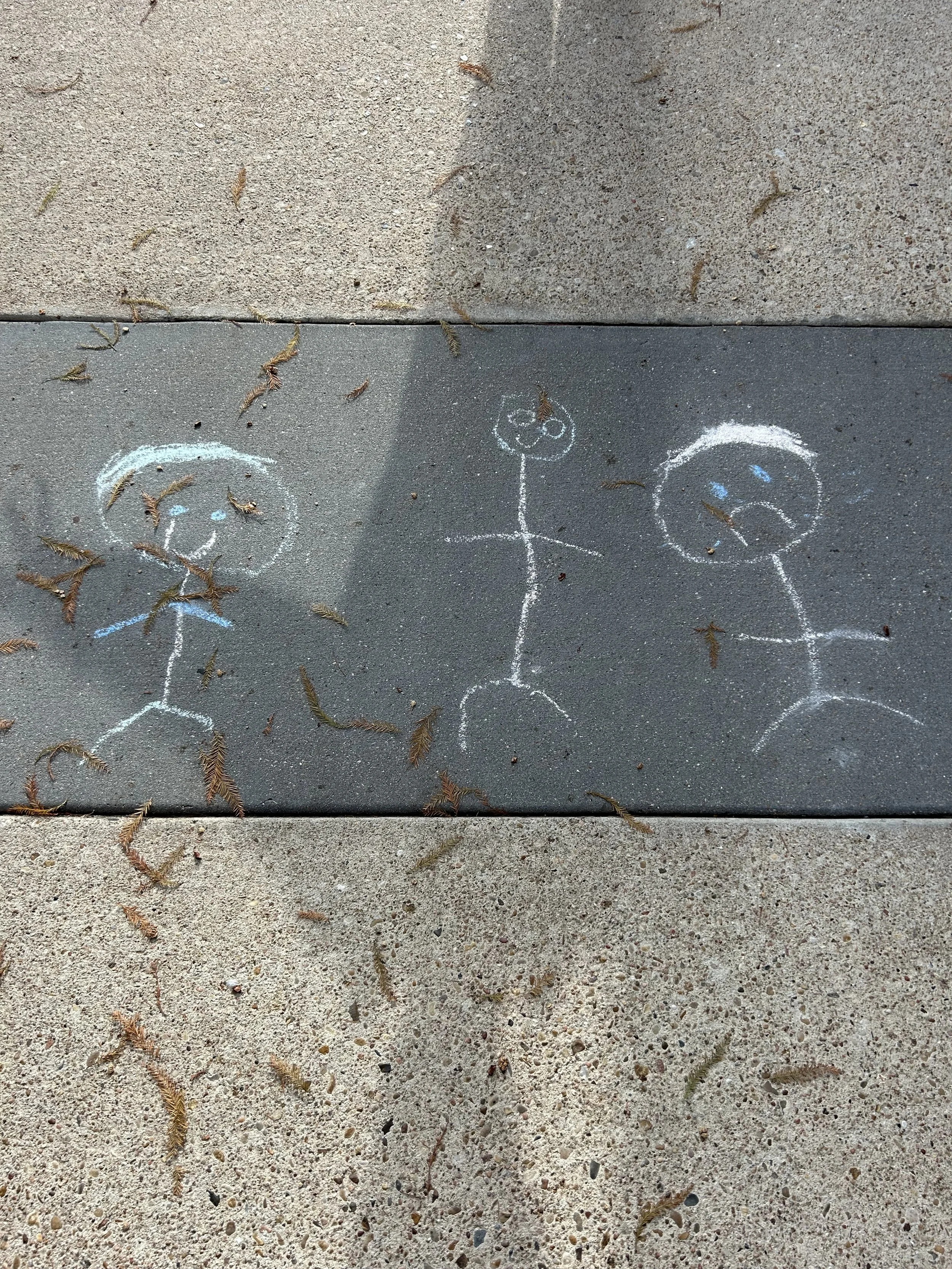 outside my gramma's apartment