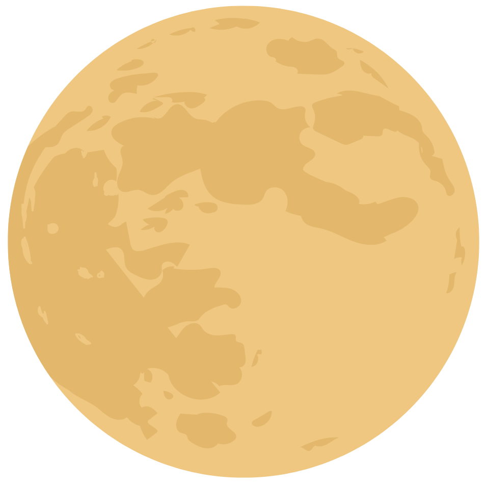A full moon with detailed surface features.