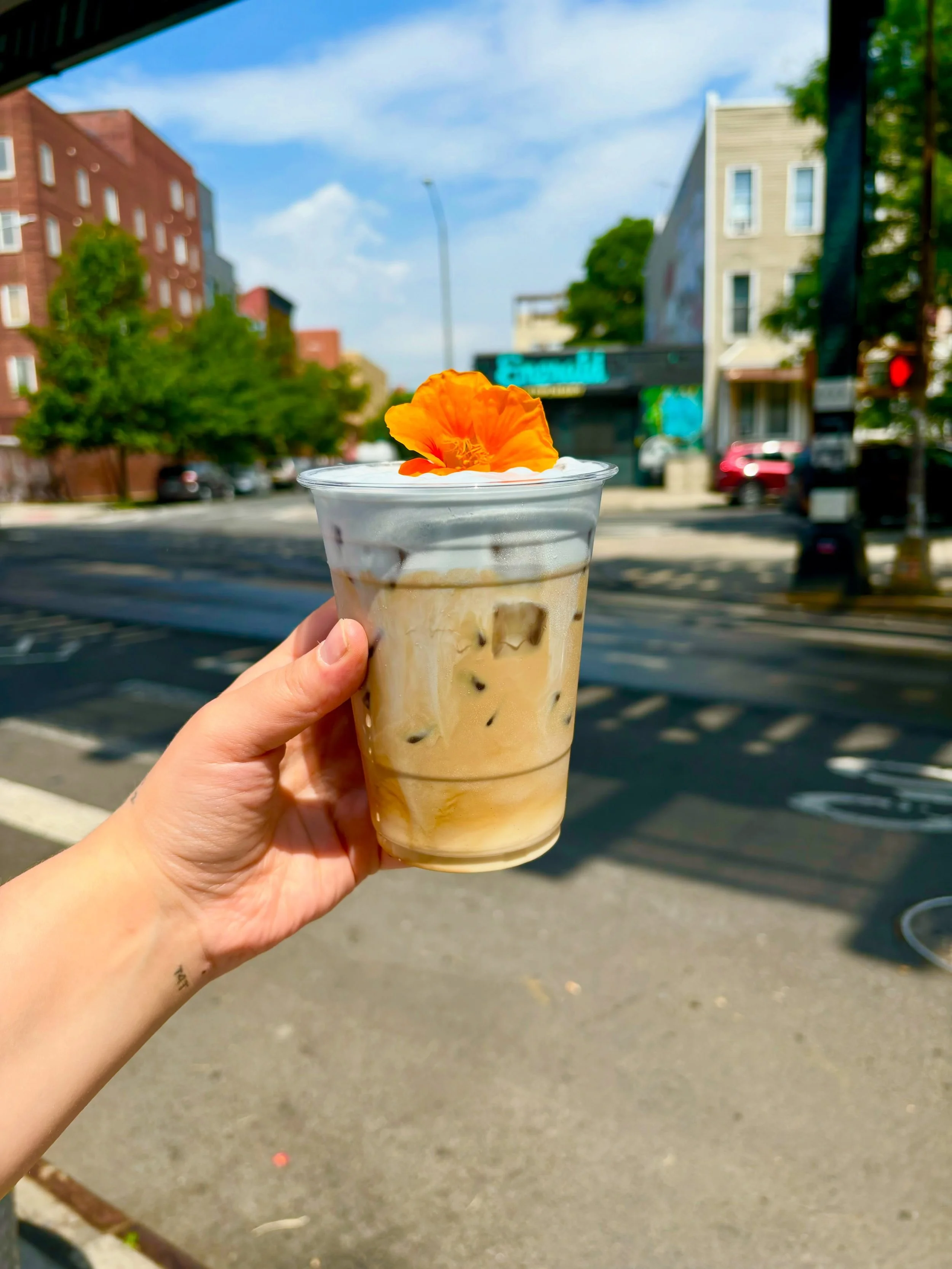 The city is buzzing. 🏀💙🧡

Come grab a Knicks Iced Latte at Emerald Bakery &amp; Caf&eacute; and tell us your prediction...

Knicks in 5? 👀

#Knicks #KnicksNation #Bushwick #EmeraldBakeryCafe #IcedLatte