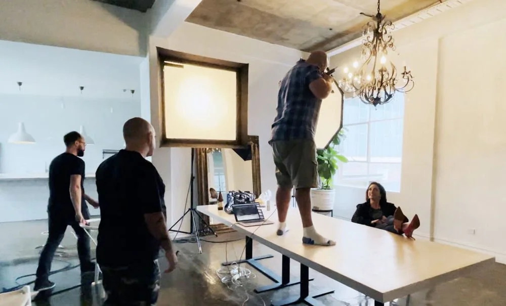 Jason Malouin Superpower Portraits Behind the scenes business owner