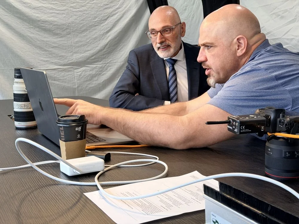 Jason Malouin Superpower Portraits Behind the scenes Lawfirm