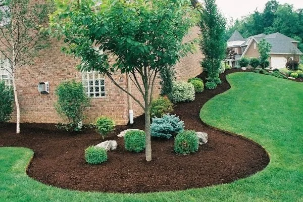 Mulch and Rock installation