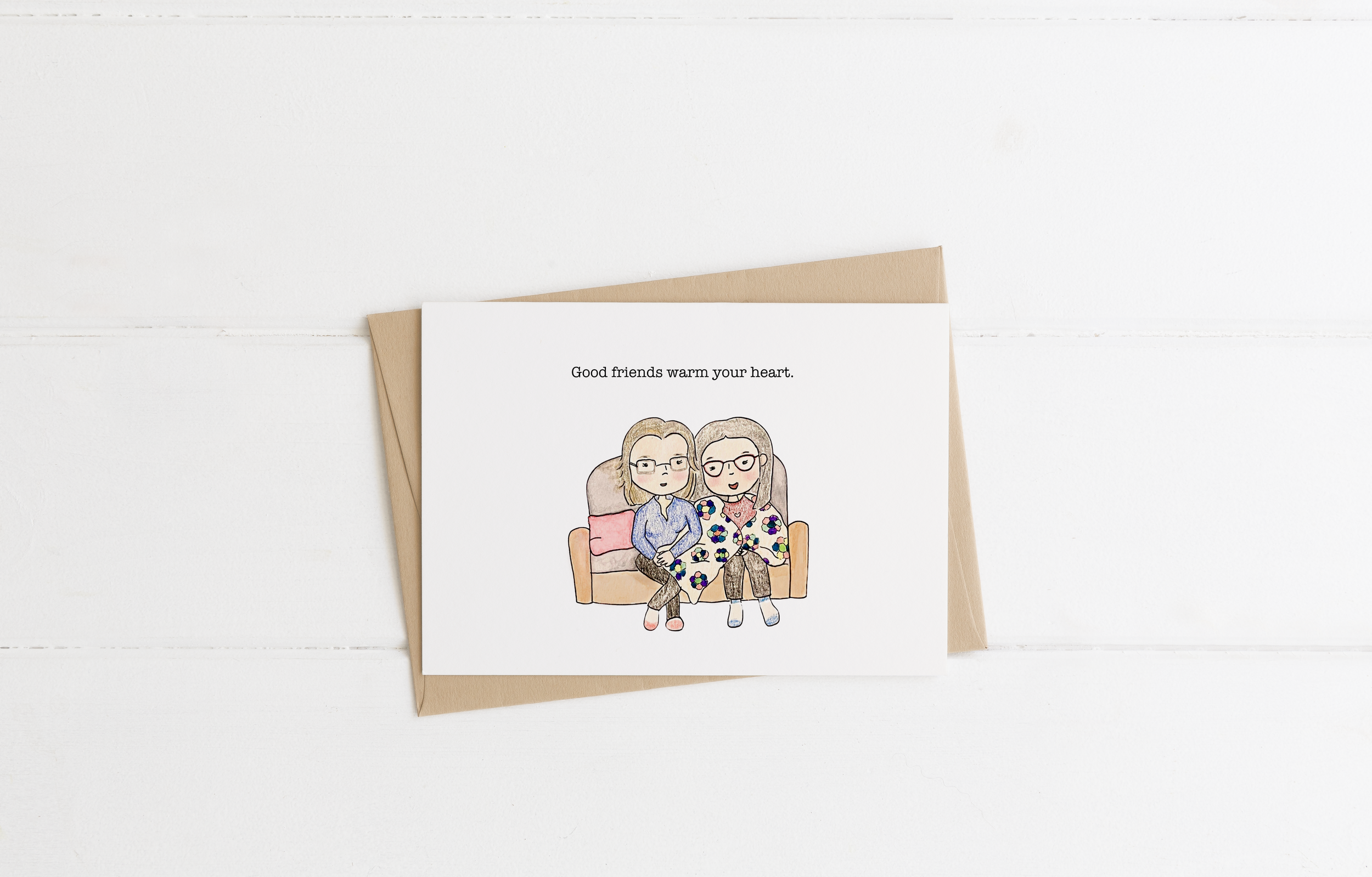 Quilt Friends Greeting Card