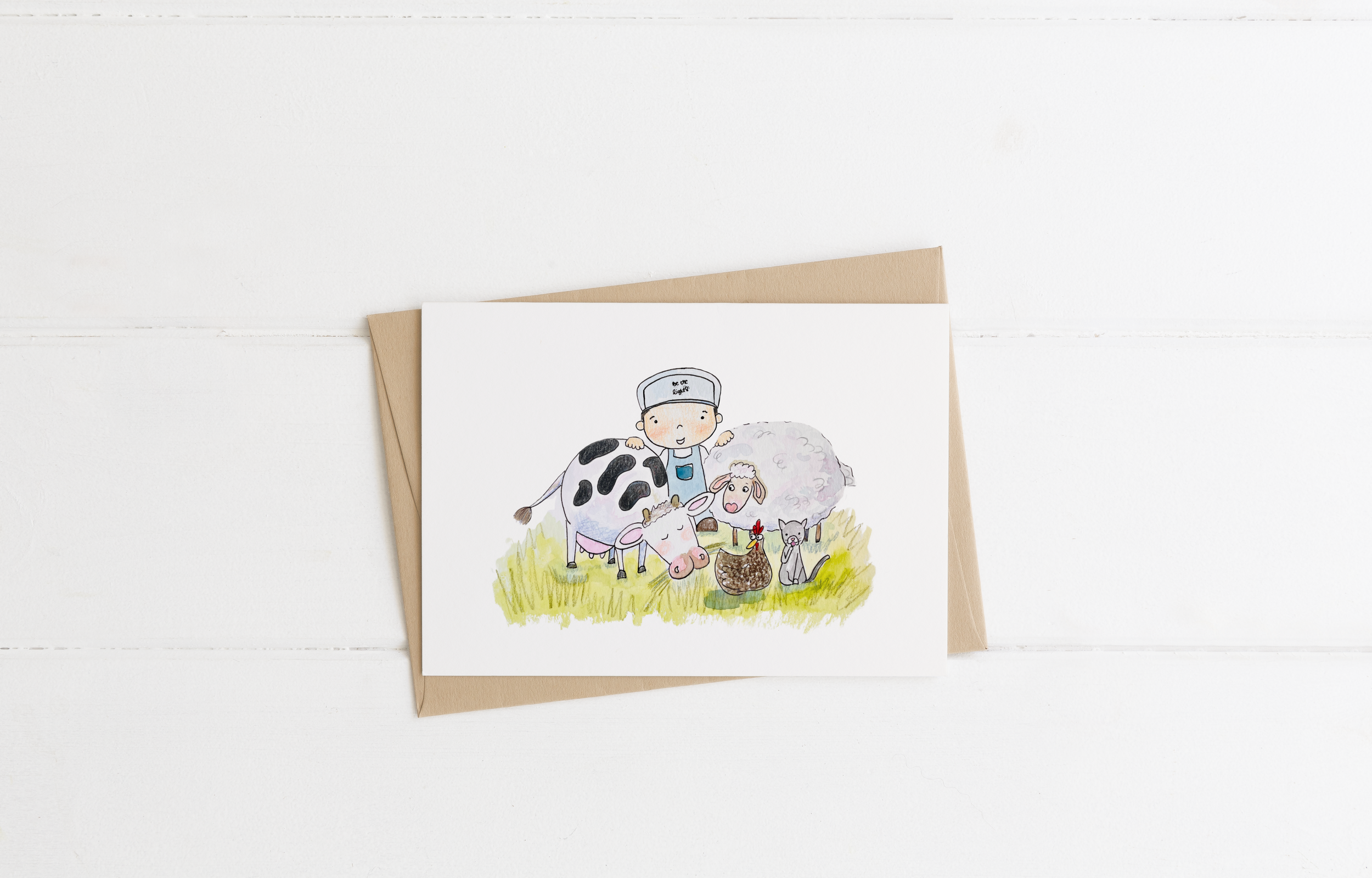 Farm Friends Greeting Card