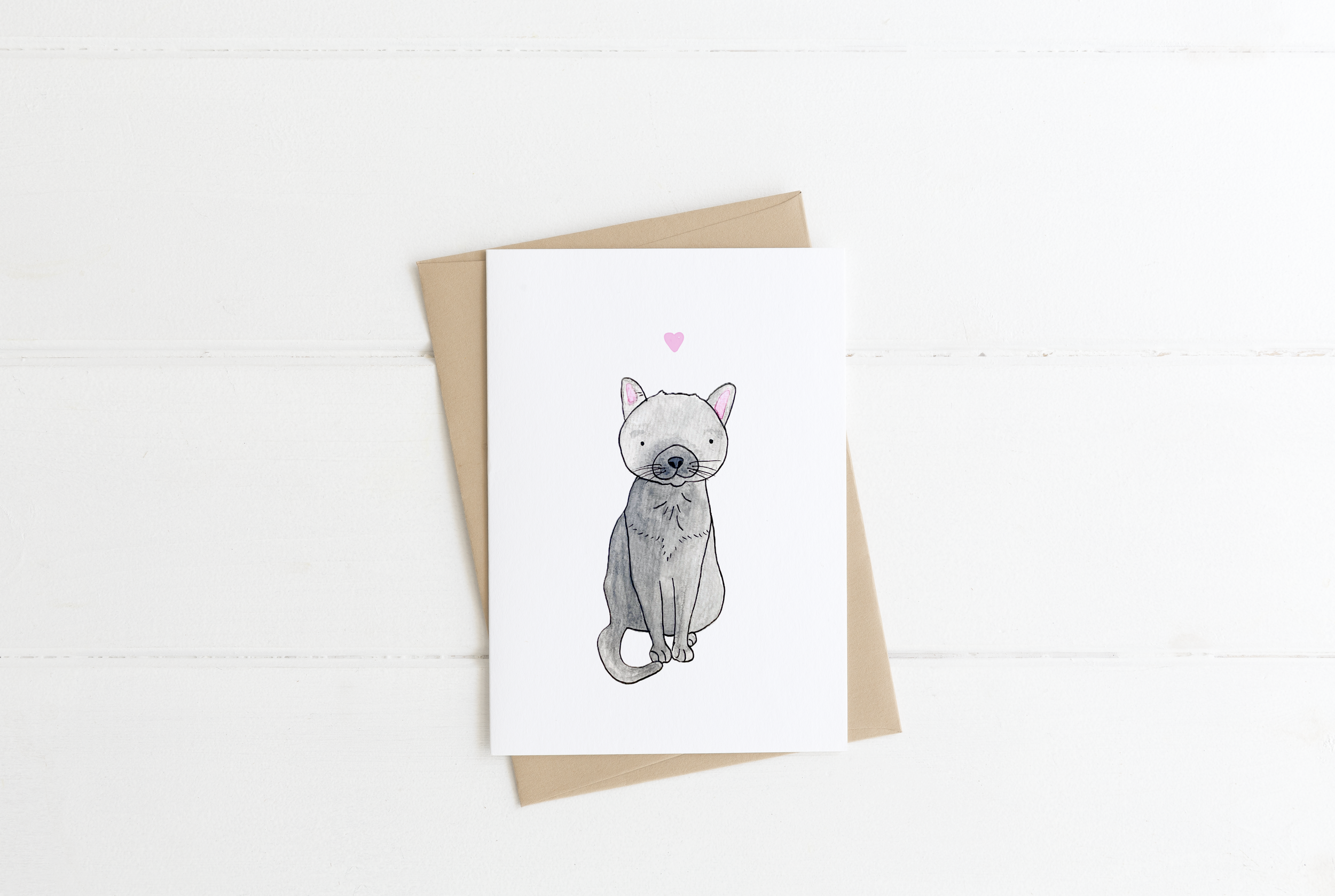 Stoli Cat Greeting Card