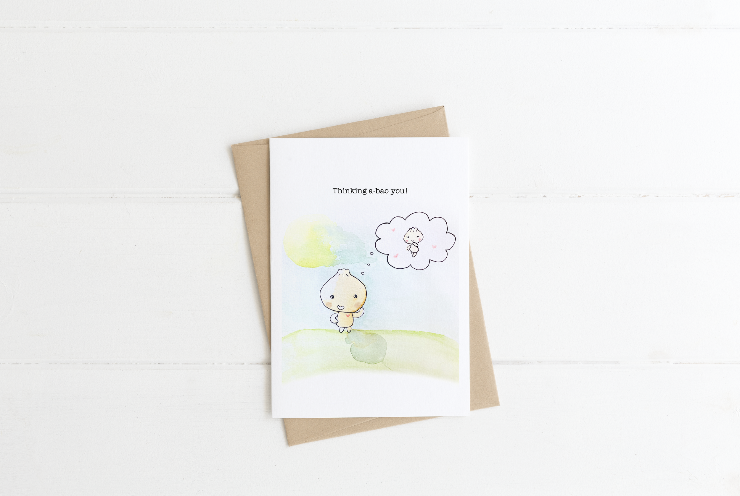 Thinking A-baot You Greeting Card